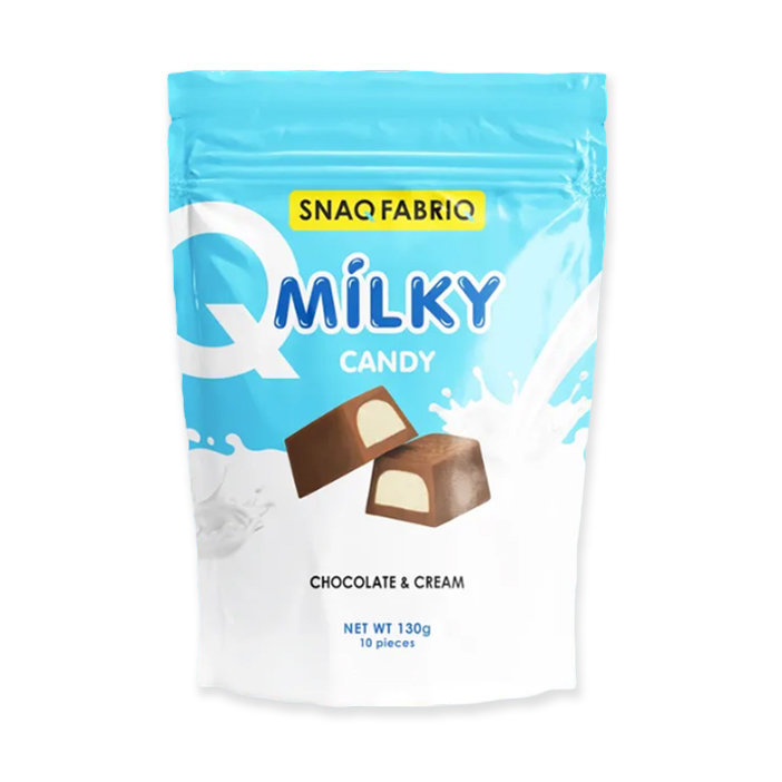 Шоколадные конфеты без сахара SNAQ FABRIQ Milky Candy сливочная начинка, 130 г