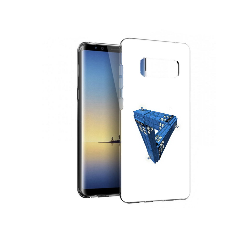 

Чехол MyPads Tocco для Samsung Galaxy Note 8 головолока абстракция, Прозрачный, Tocco