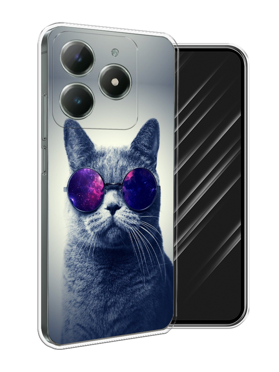 

Чехол Awog на Realme C61 4G (Global) "Космический кот", Бордовый, 2518050-1