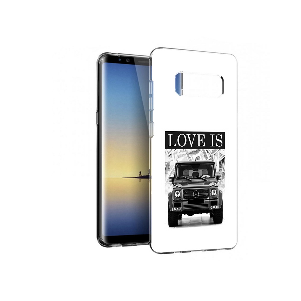 

Чехол MyPads Tocco для Samsung Galaxy Note 8 гелик, Прозрачный, Tocco