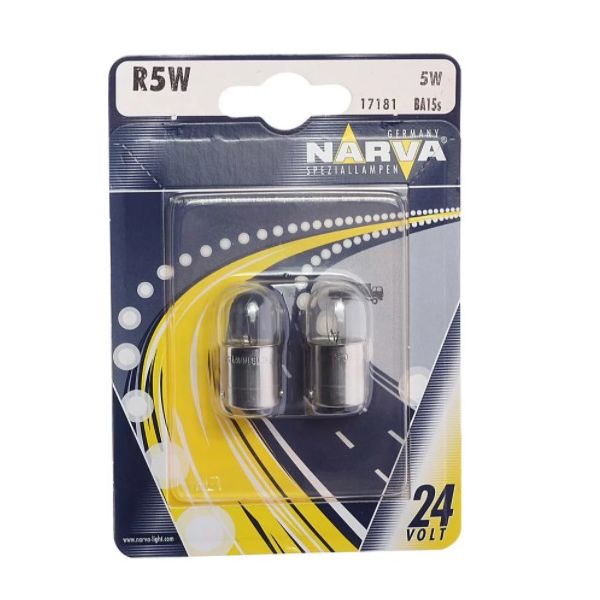 фото Лампы r5w 12v nva (упаковка blister 2 шт) narva