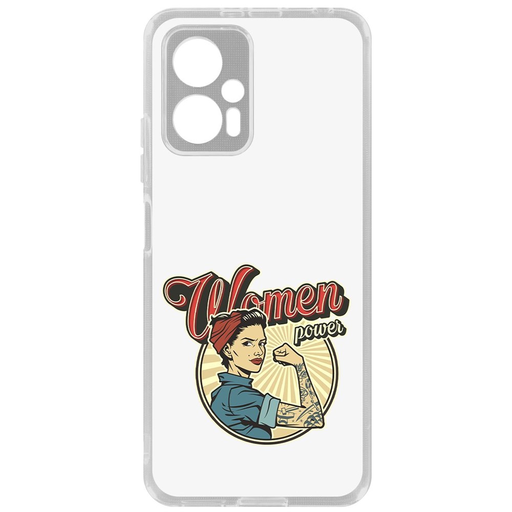 

Чехол Women Power для Poco X4 GT, Прозрачный