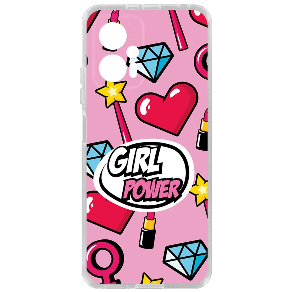 

Чехол Girl Power для Poco X4 GT, Прозрачный