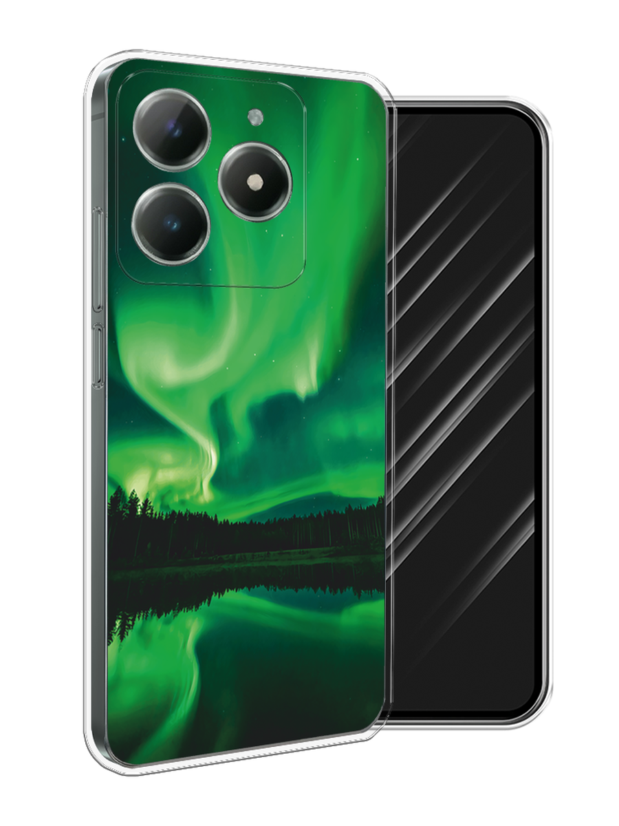 

Чехол Awog на Realme C61 4G (Global) "Ночные пейзажи 7", Зеленый;черный, 2518050-1