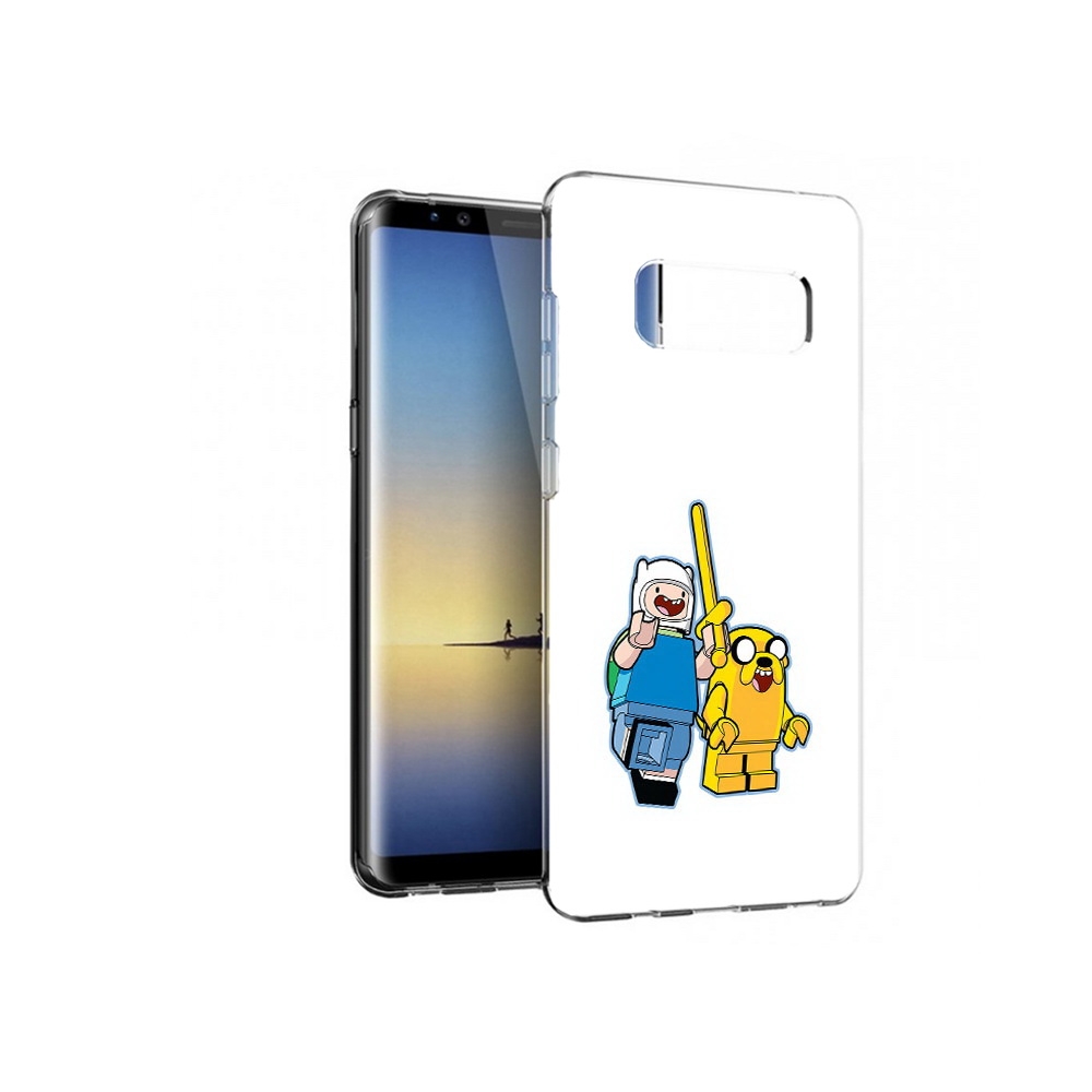 

Чехол MyPads Tocco для Samsung Galaxy Note 8 время приключений лего, Прозрачный, Tocco