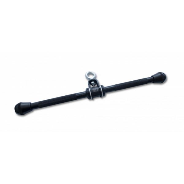 фото Рукоятка для тяги прямая 59 см черная premium ft-d20-black fitness tools inc