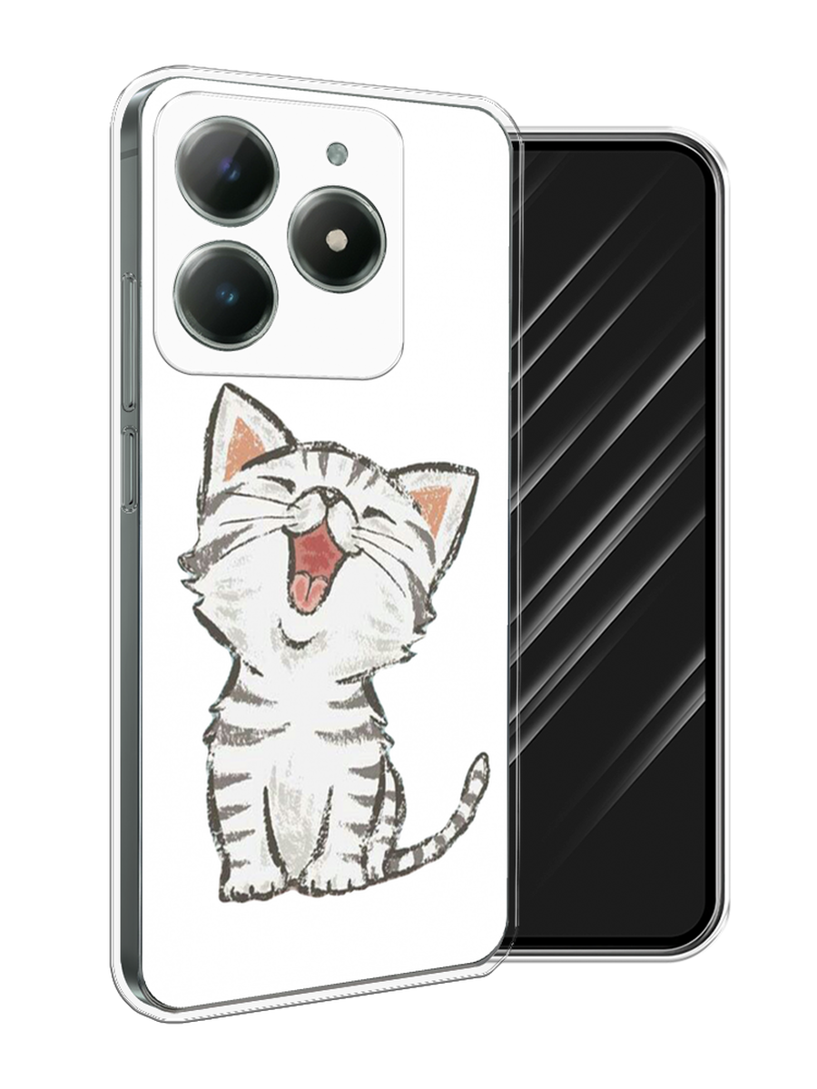 

Чехол Awog на Realme C61 4G (Global) "Котенок рисованный", Серый;белый, 2518050-1