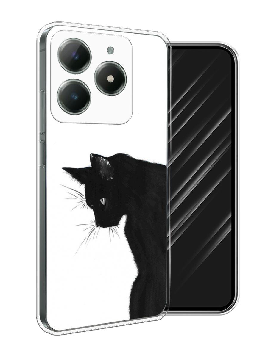 

Чехол Awog на Realme C61 4G (Global) "Black cat", Черный;белый, 2518050-1