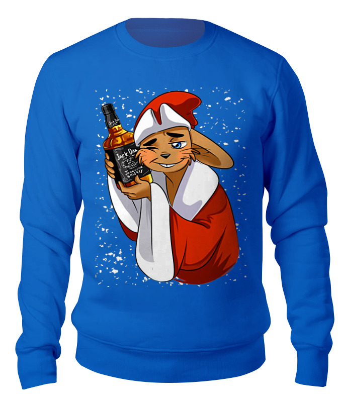 

Свитшот унисекс Printio Zaykasanta синий XS, Zaykasanta