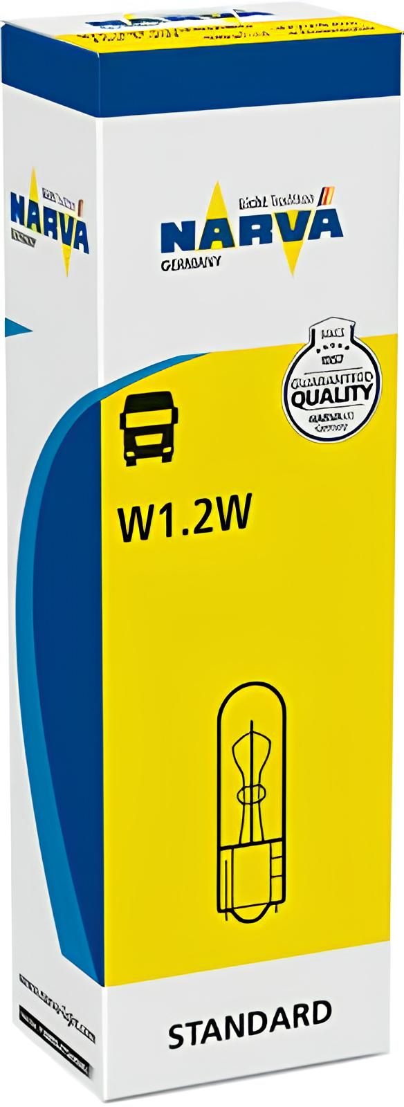 

Лампа 24V W1.2W W2.1x9.5d бесцокольная NARVA