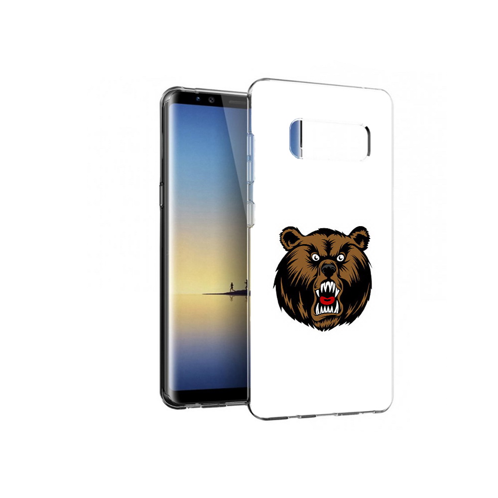 

Чехол MyPads Tocco для Samsung Galaxy Note 8 бурый, Прозрачный, Tocco
