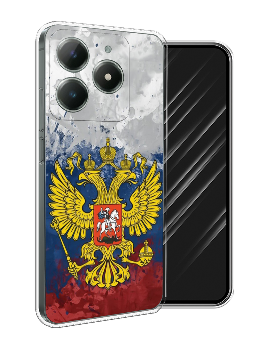 

Чехол Awog на Realme C61 4G (Global) "РФ", Белый;синий;красный, 2518050-1