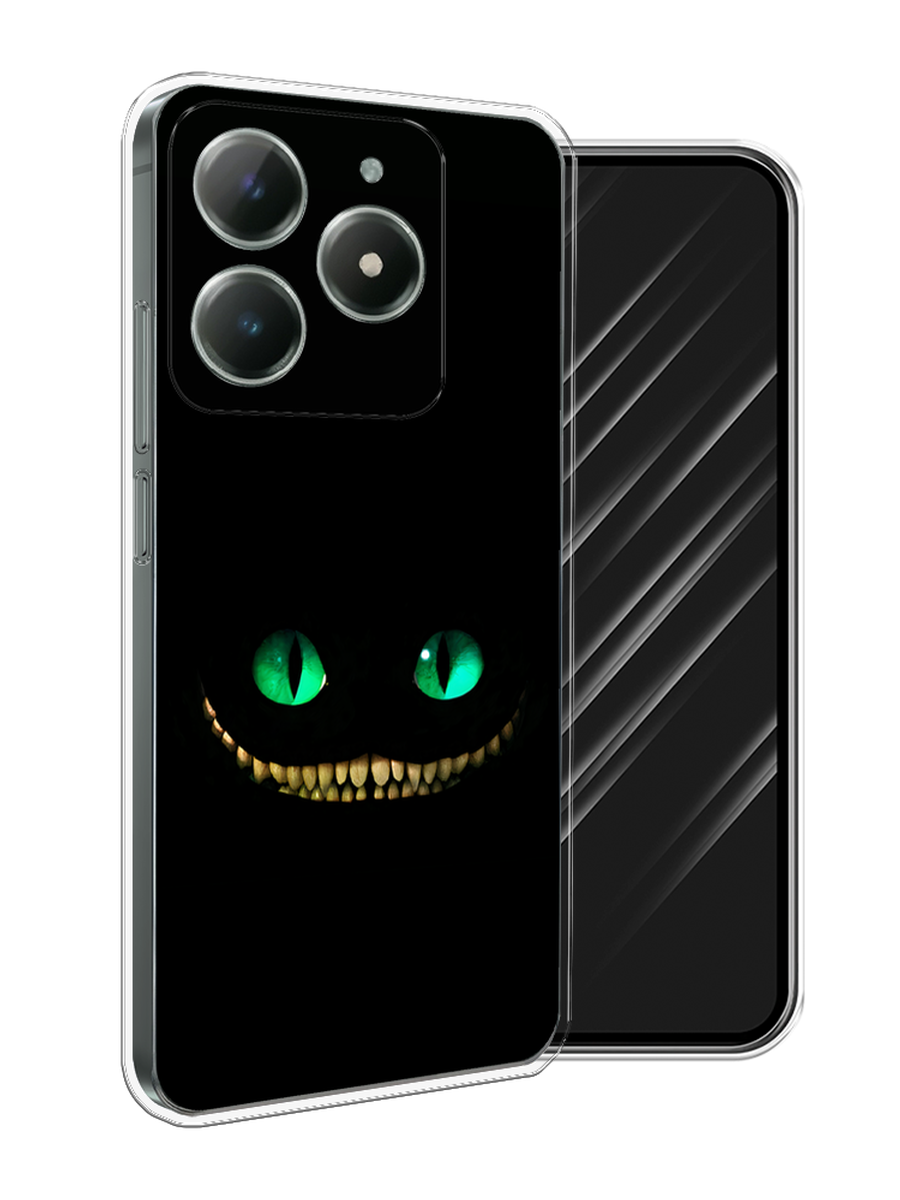 

Чехол Awog на Realme C61 4G (Global) "Зеленоглазый чеширский кот", Черный, 2518050-1