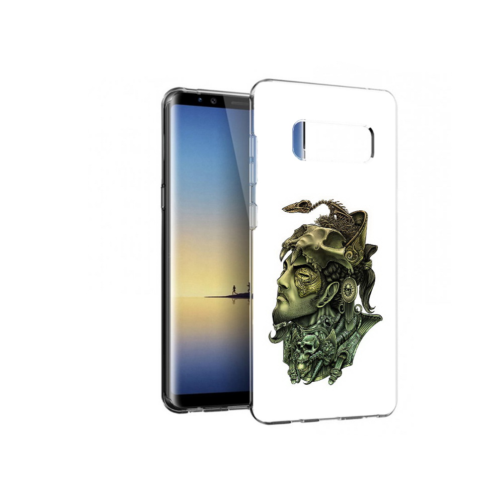 

Чехол MyPads Tocco для Samsung Galaxy Note 8 бронзовый воин, Прозрачный, Tocco