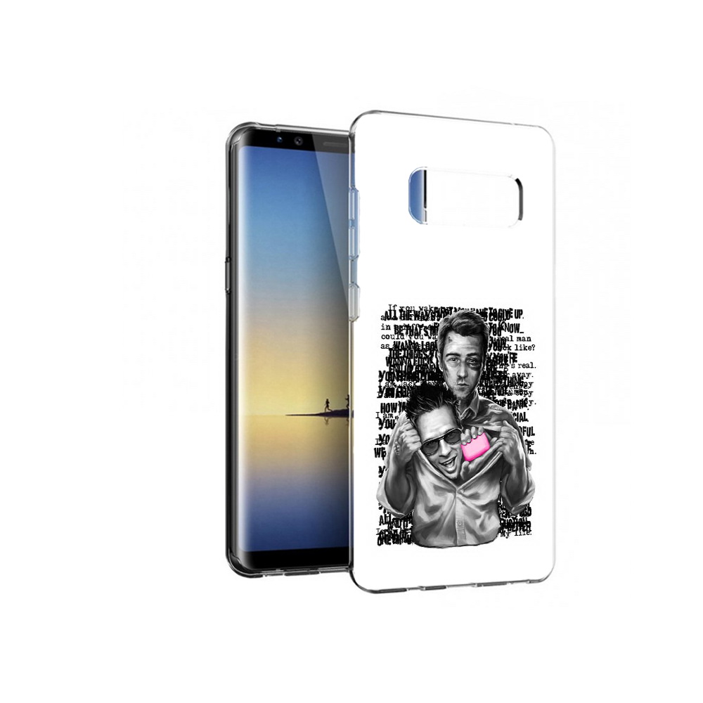 

Чехол MyPads Tocco для Samsung Galaxy Note 8 бойцовский клуб, Прозрачный, Tocco