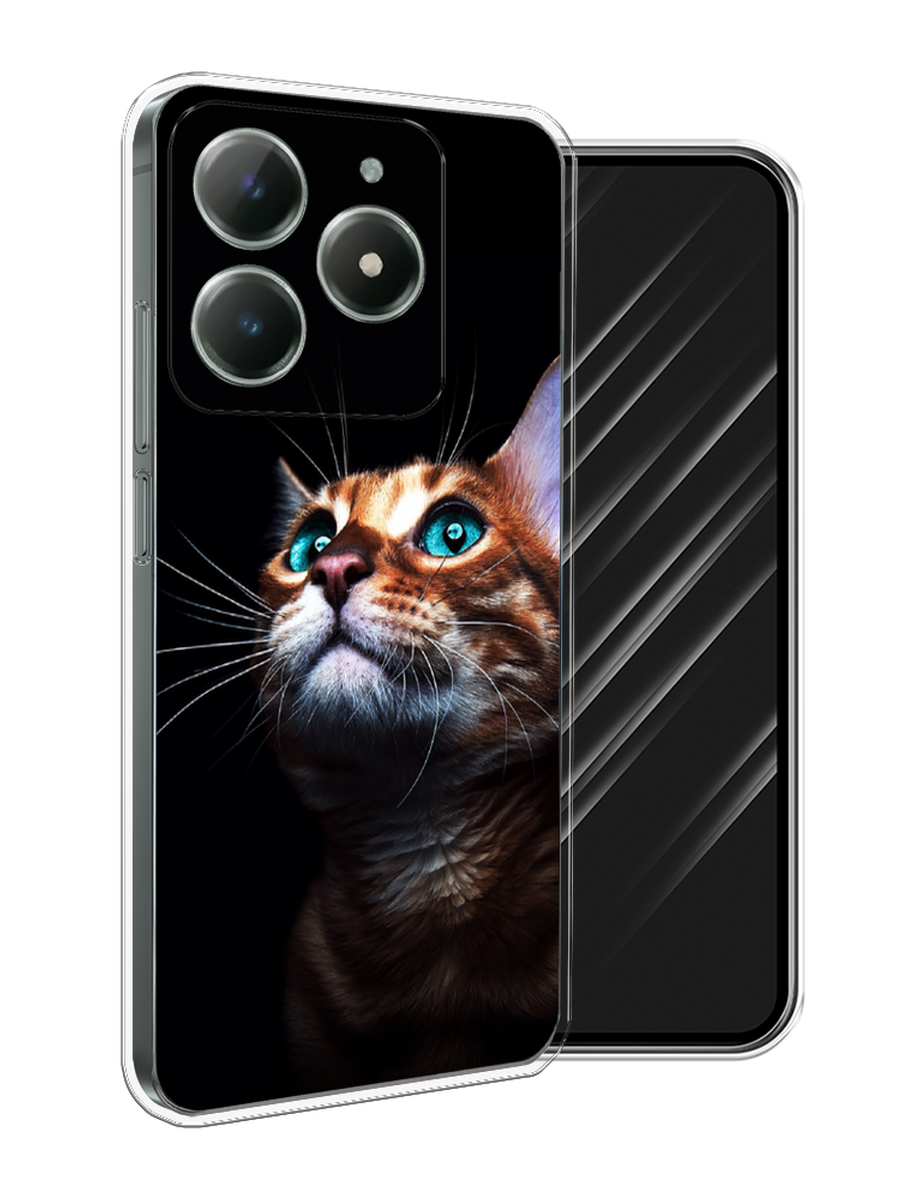 

Чехол Awog на Realme C61 4G (Global) "Мечтательный кот", Коричневый, 2518050-1