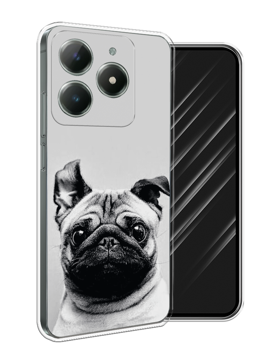 

Чехол Awog на Realme C61 4G (Global) "Ушастый мопс", Серый, 2518050-1