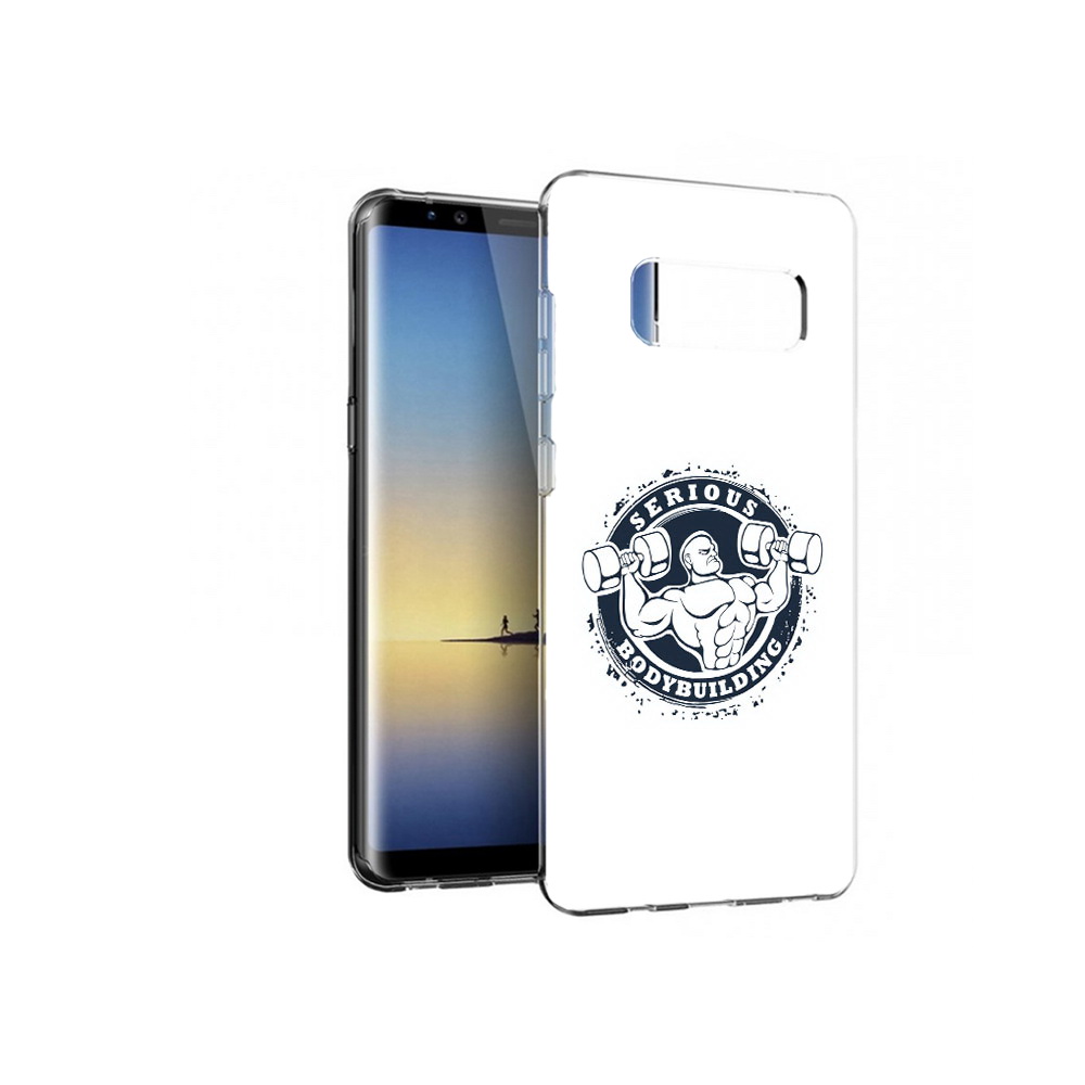 

Чехол MyPads Tocco для Samsung Galaxy Note 8 бодибилдинг воля к победе, Прозрачный, Tocco