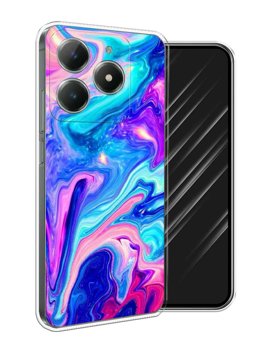 

Чехол Awog на Realme C61 4G (Global) "Потеки краски", Розовый, 2518050-1