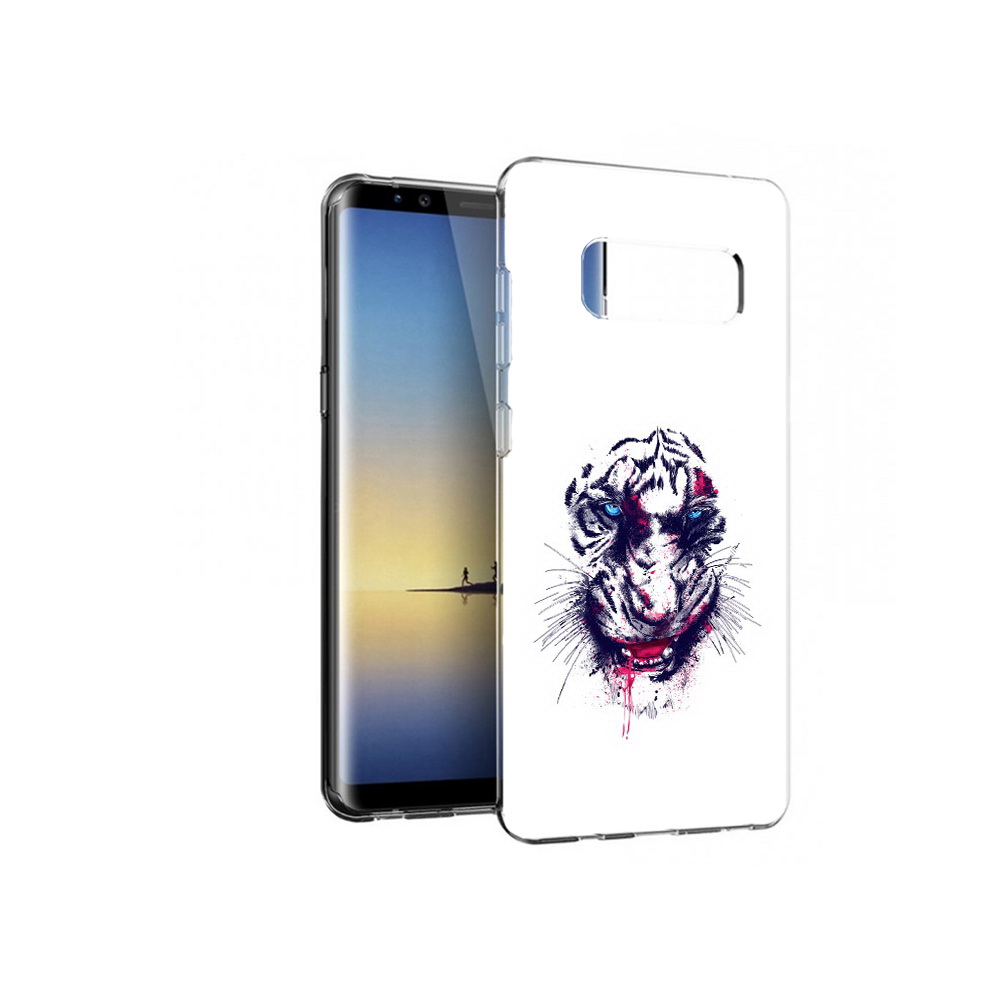 Чехол MyPads Tocco для Samsung Galaxy Note 8 безумный тигр