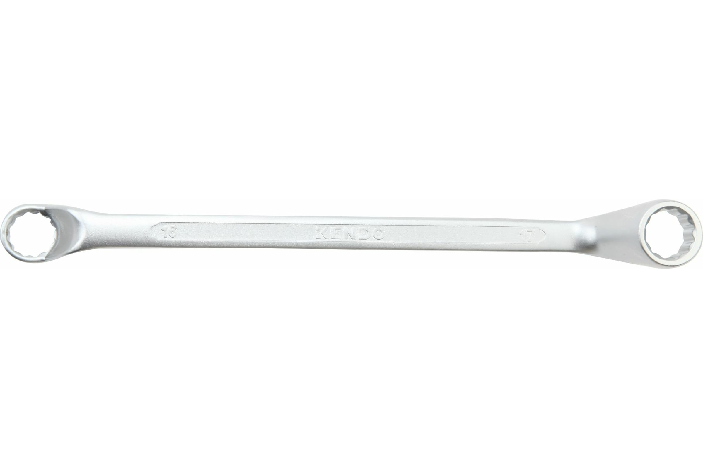 KENDO Комбинированный гаечный ключ с двойным смещением, 16x17мм 15815