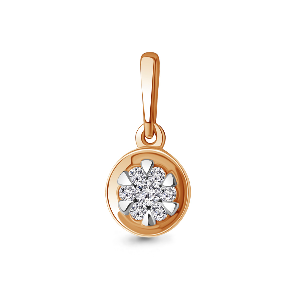 

Кулон из красного золота с бриллиантом Aquamarine Aquamarine 920989к_585_кз, 920989к_585_кз