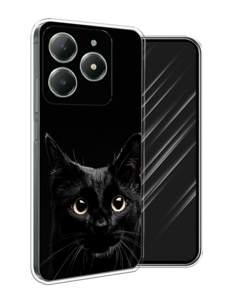 

Чехол Awog на Realme C61 4G (Global) "Добрый кот", Черный, 2518050-1