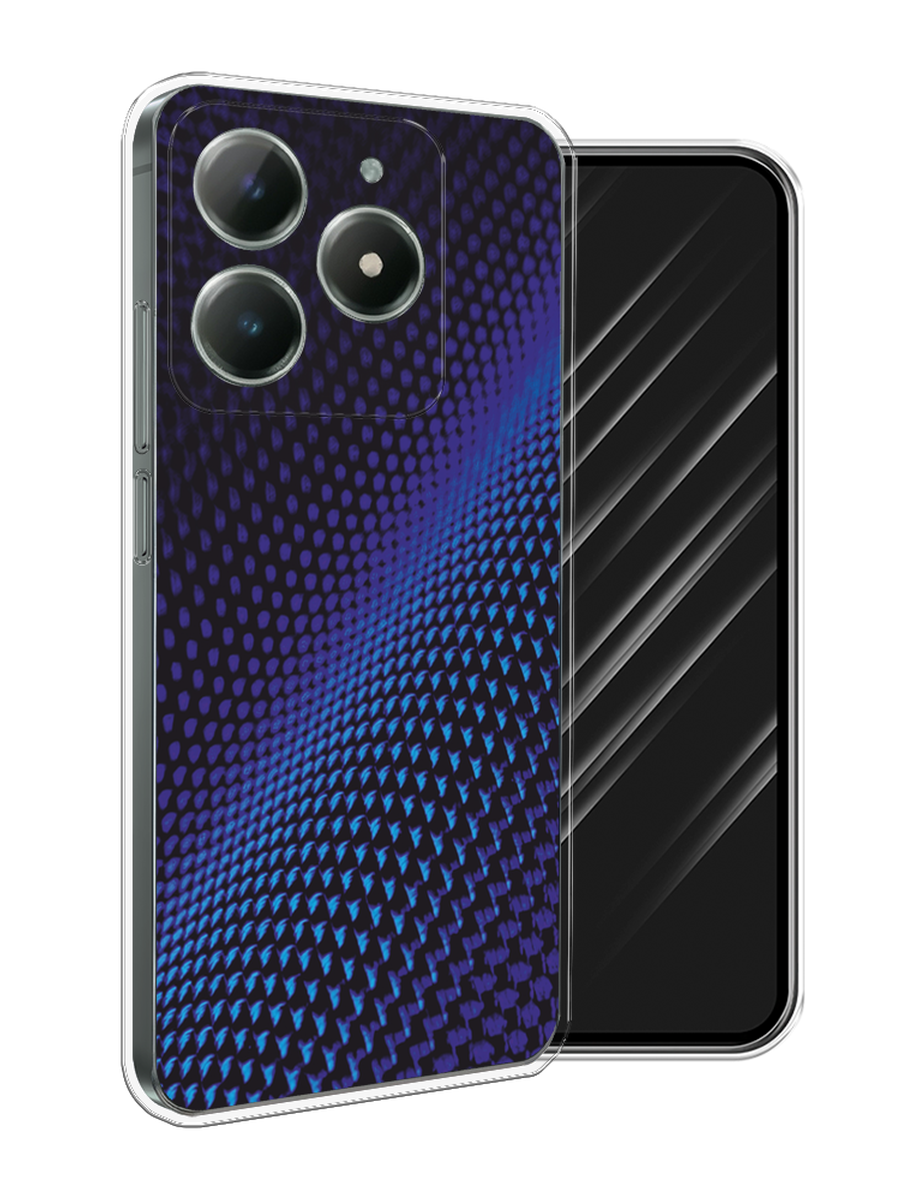 

Чехол Awog на Realme C61 4G (Global) "Синий карбон", Черный;синий, 2518050-1