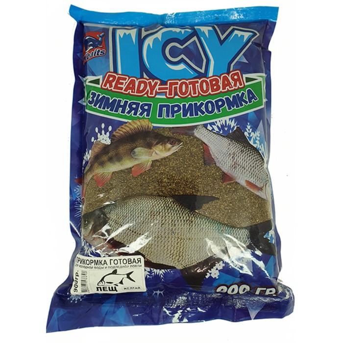 

Прикормка зимняя ICY «Плотава», готовая, увлажнённая, цвет красный, 450 г, Плотава
