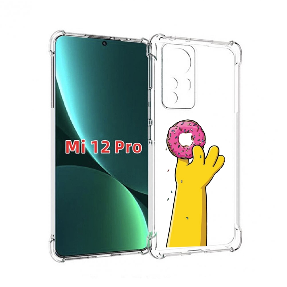 

Чехол MyPads вкусный-пончик для Xiaomi 12S Pro, Прозрачный, Tocco