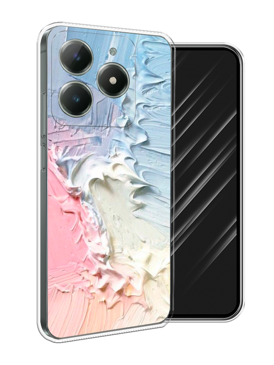 

Чехол Awog на Realme C61 4G (Global) "Фруктовое мороженное", Голубой;розовый;желтый, 2518050-1