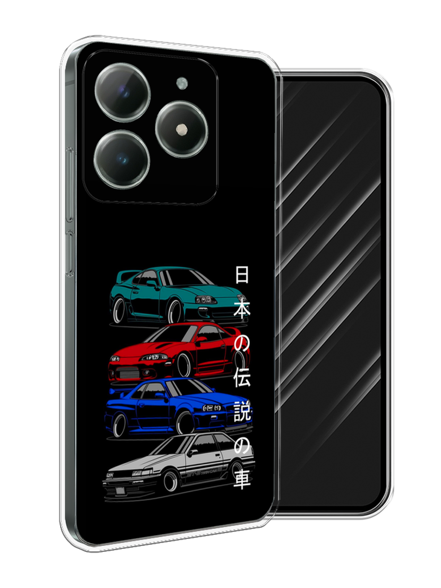 

Чехол Awog на Realme C61 4G (Global) "JDM Legend cars", Зеленый;красный;синий, 2518050-1