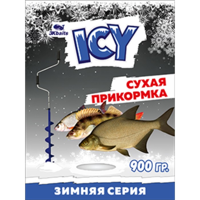 

Прикормка зимняя ICY «Лещ-плотва» сухая, пакет, 900 г, Оранжевый, Лещ-плотва