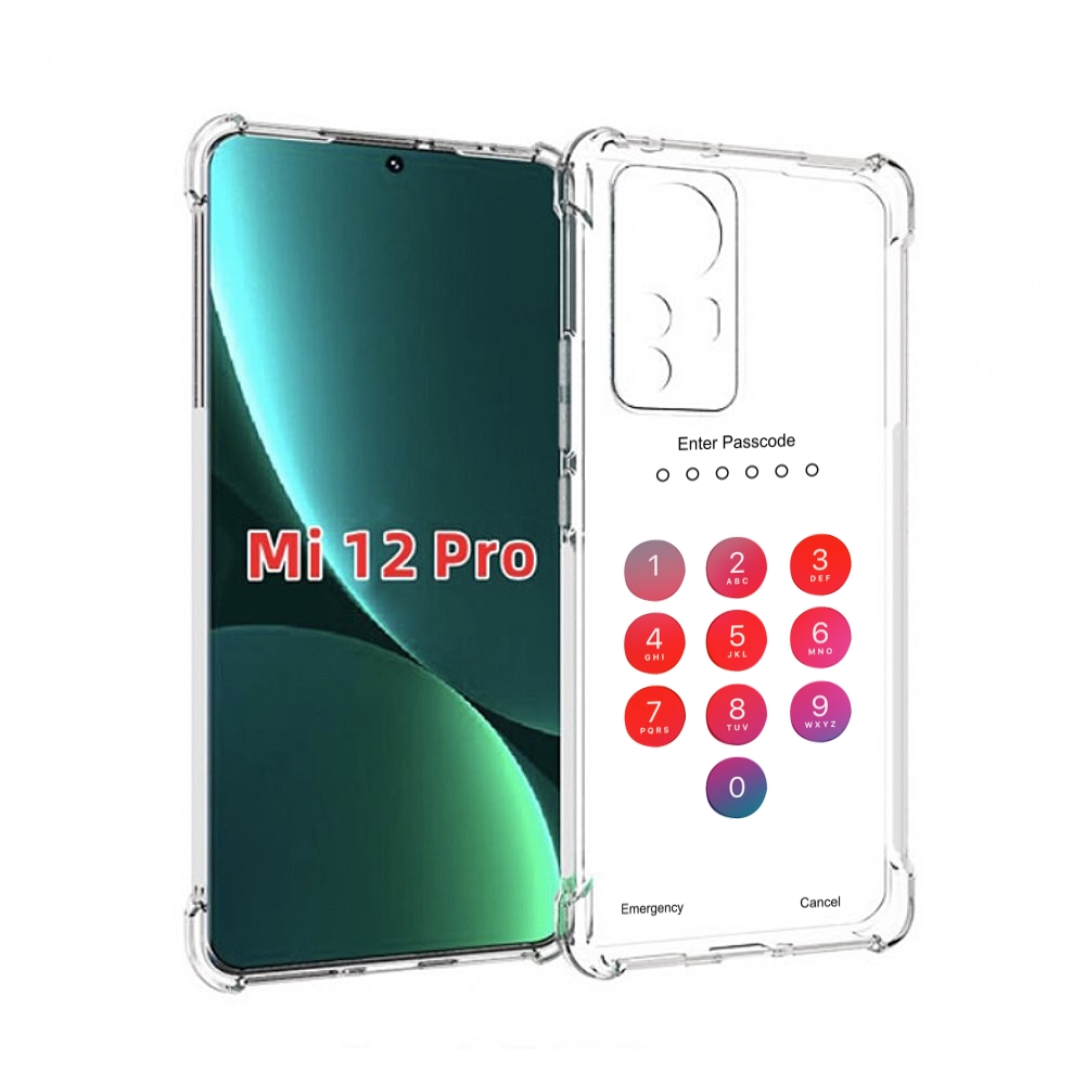 

Чехол MyPads введите-пароль для Xiaomi 12S Pro, Прозрачный, Tocco