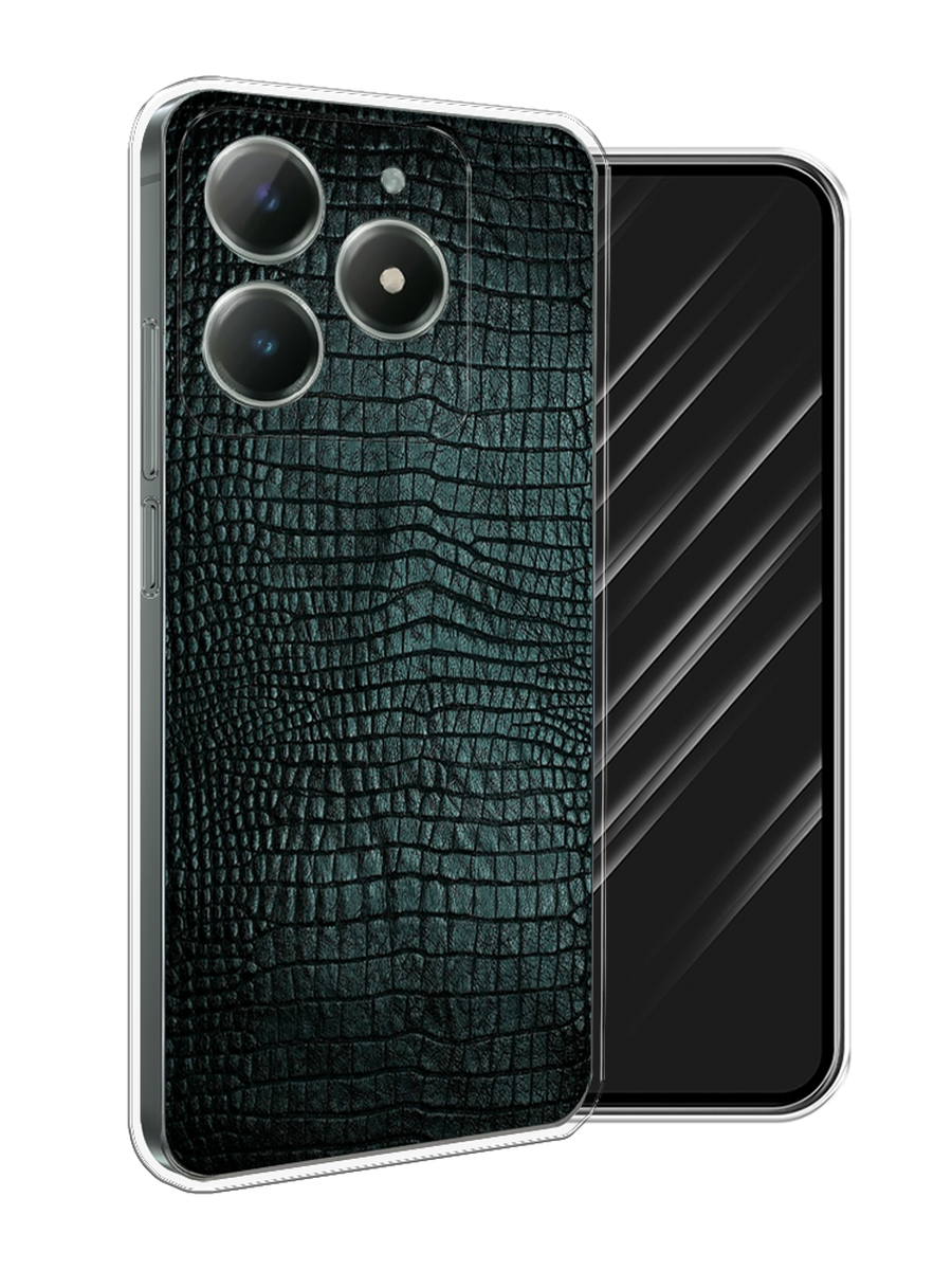 

Чехол Awog на Realme C61 4G (Global) "Черная змея", Черный;серый;голубой, 2518050-1
