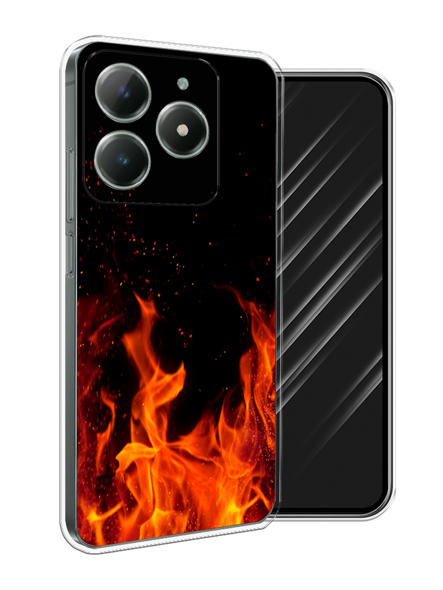 

Чехол Awog на Realme C61 4G (Global) "Все в огне", Оранжевый;черный, 2518050-1