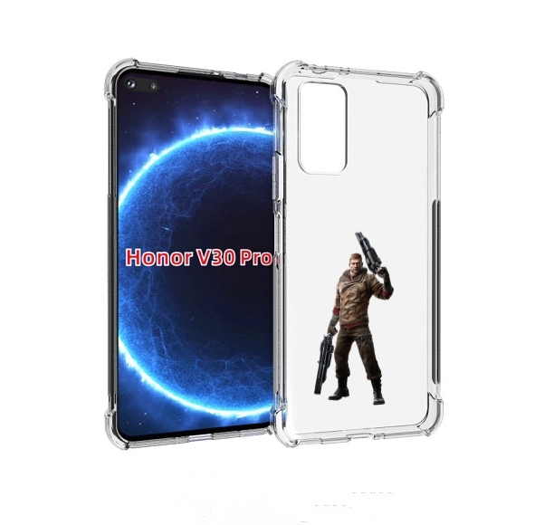 

Чехол бампер MyPads Wolfenstein для Honor V30 Pro, Прозрачный, Tocco