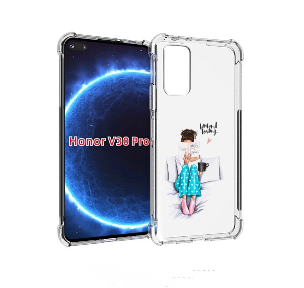 

Чехол бампер MyPads Weekend-loading для Honor V30 Pro, Прозрачный, Tocco