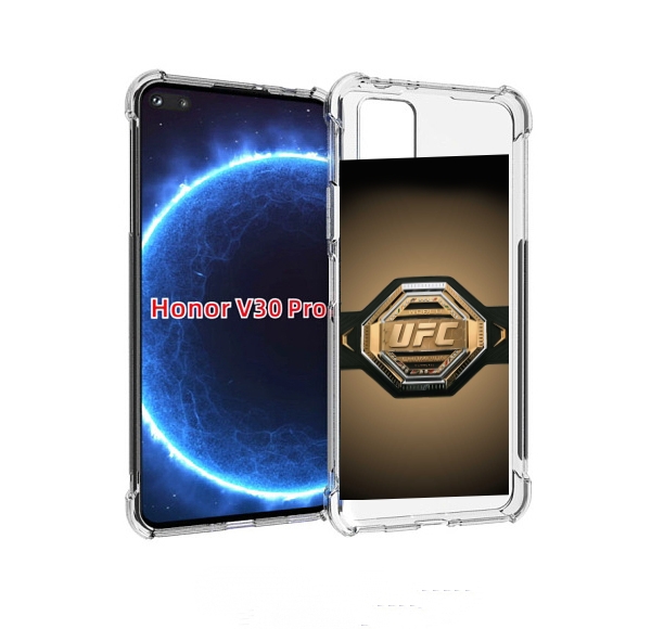 

Чехол бампер MyPads UFC единоборства мужской для Honor V3, Прозрачный, Tocco