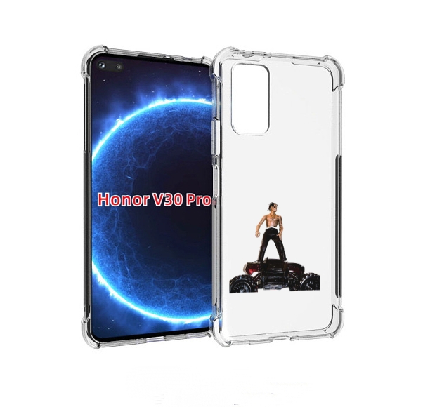 

Чехол бампер MyPads Travis Scott - Rodeo для Honor V30 Pr, Прозрачный, Tocco