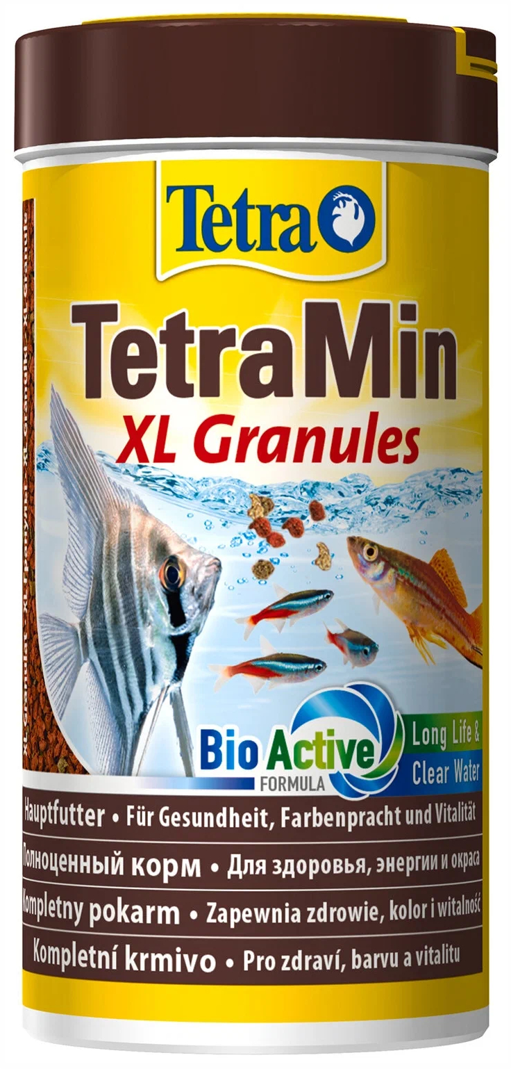 фото Tetra tetramin xl granules корм гранулы для всех видов рыб крупные гранулы (250 мл х 2 шт)