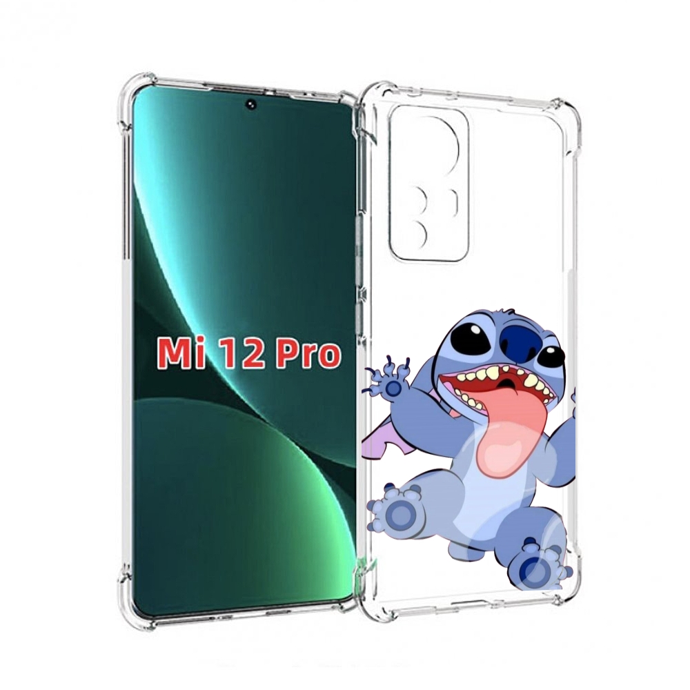 

Чехол MyPads большой-стич для Xiaomi 12S Pro, Прозрачный, Tocco