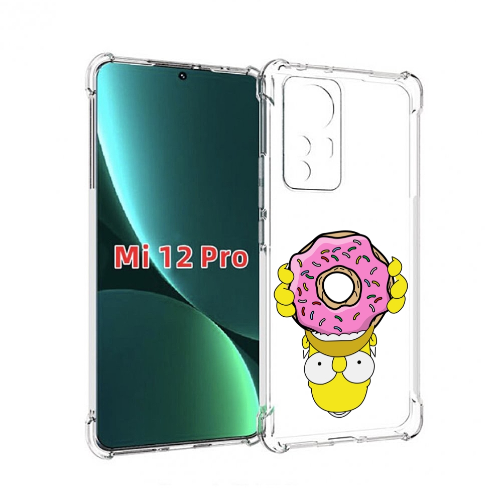 

Чехол MyPads большой-пончик для Xiaomi 12S Pro, Прозрачный, Tocco