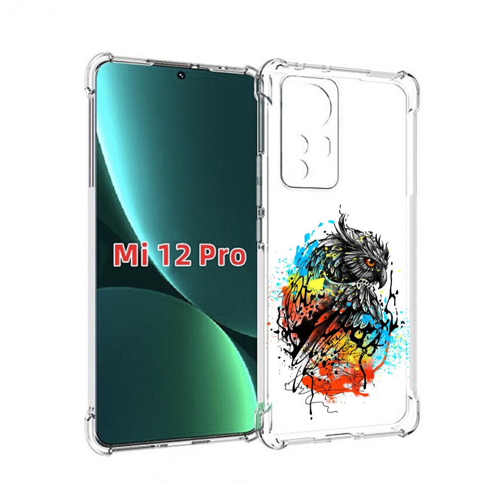 

Чехол MyPads Творческая сова для Xiaomi 12S Pro, Прозрачный, Tocco