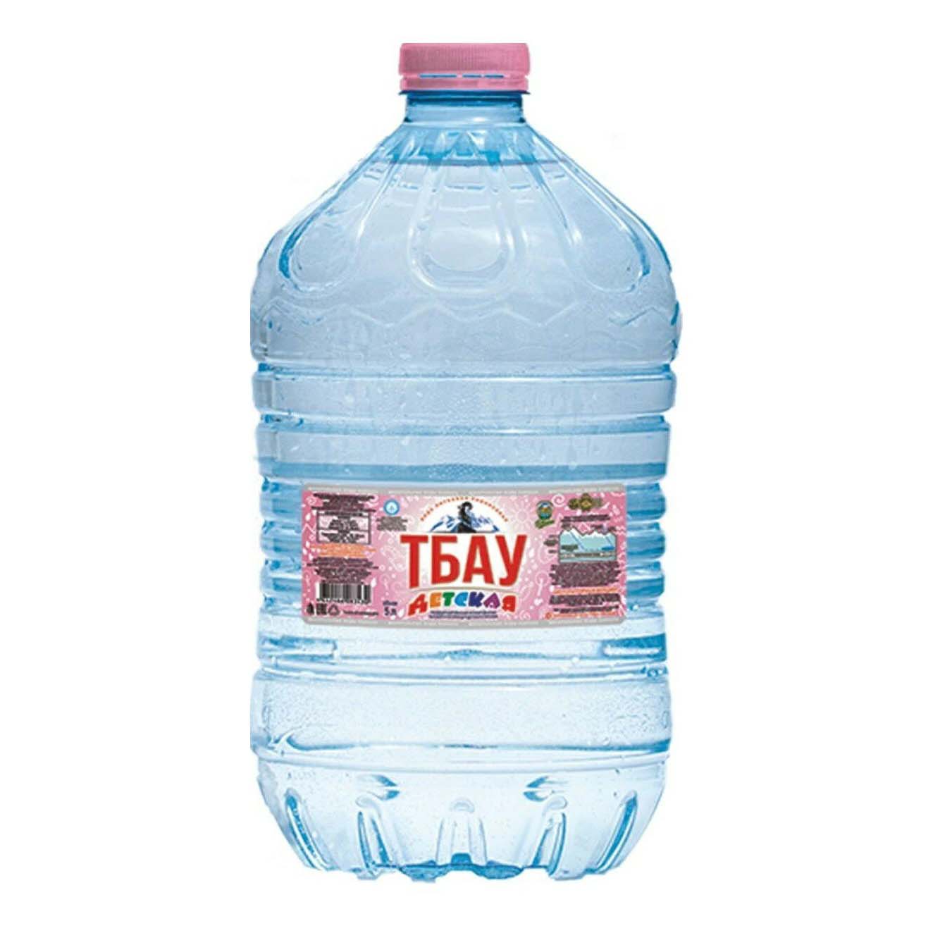 Вода питьевая Бавария Тбау негазированная детская 5 л