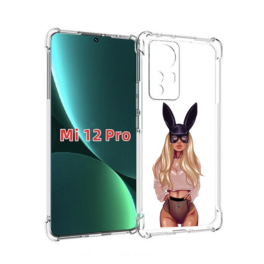 

Чехол MyPads блондинка-с-ушками женский для Xiaomi 12S Pro, Прозрачный, Tocco