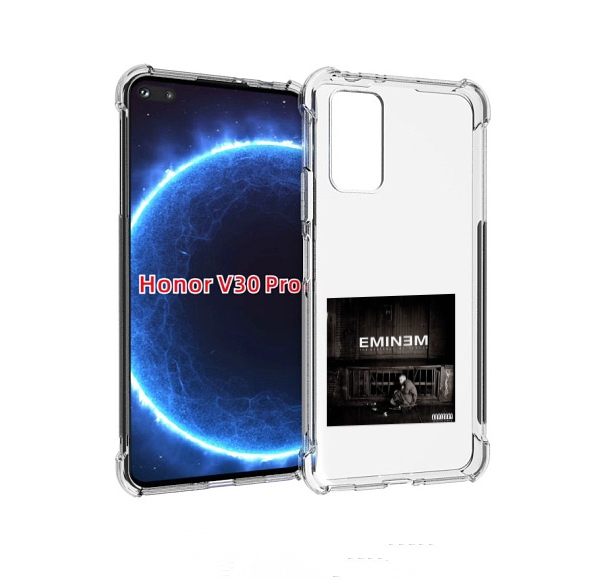 

Чехол Бампер Mypads The Marshall Mathers Lp Для Honor V30, Прозрачный, Tocco