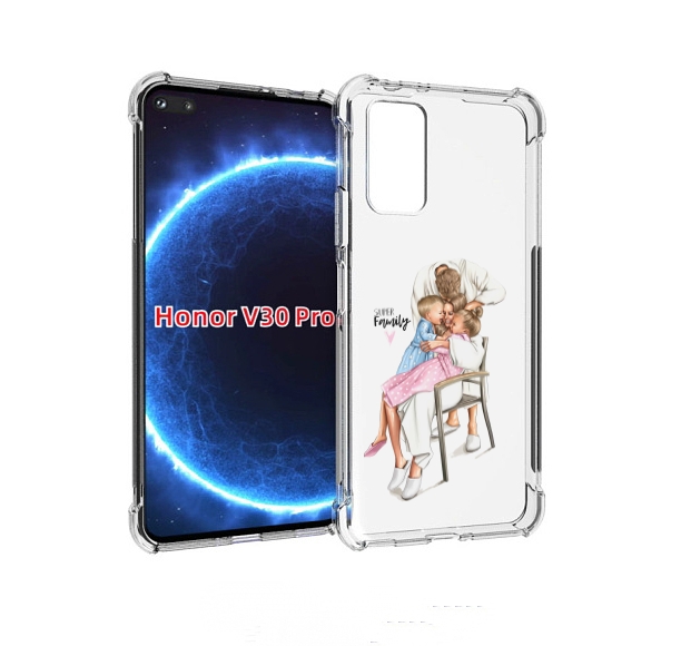 

Чехол бампер MyPads Super-family для Honor V30 Pro, Прозрачный, Tocco