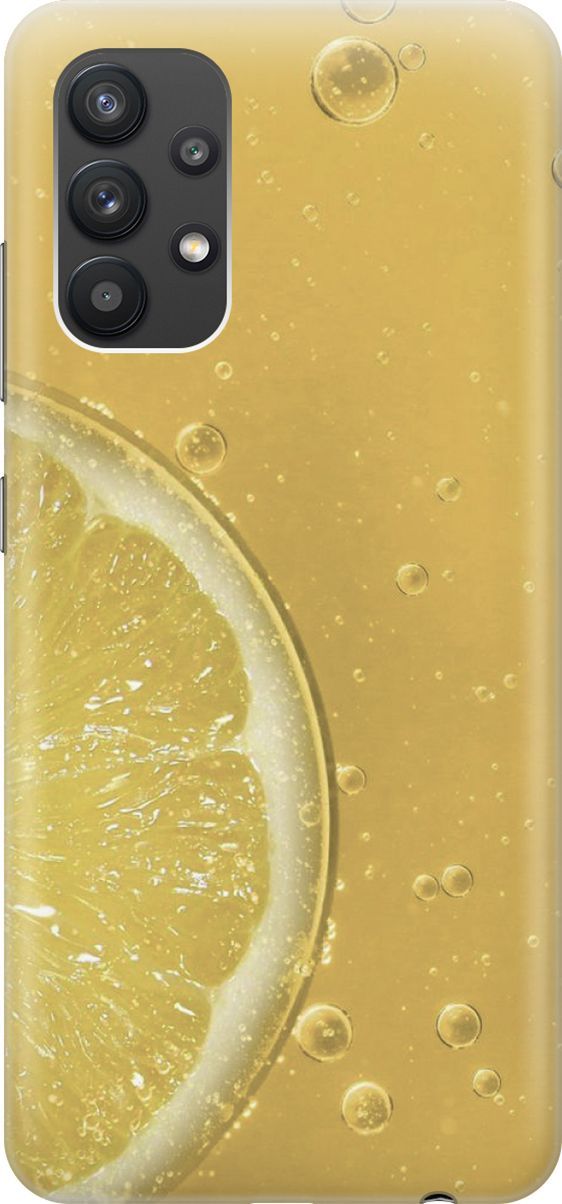 

Силиконовый чехол на Samsung Galaxy A32 с принтом "Лимонад", Белый;желтый, 2848