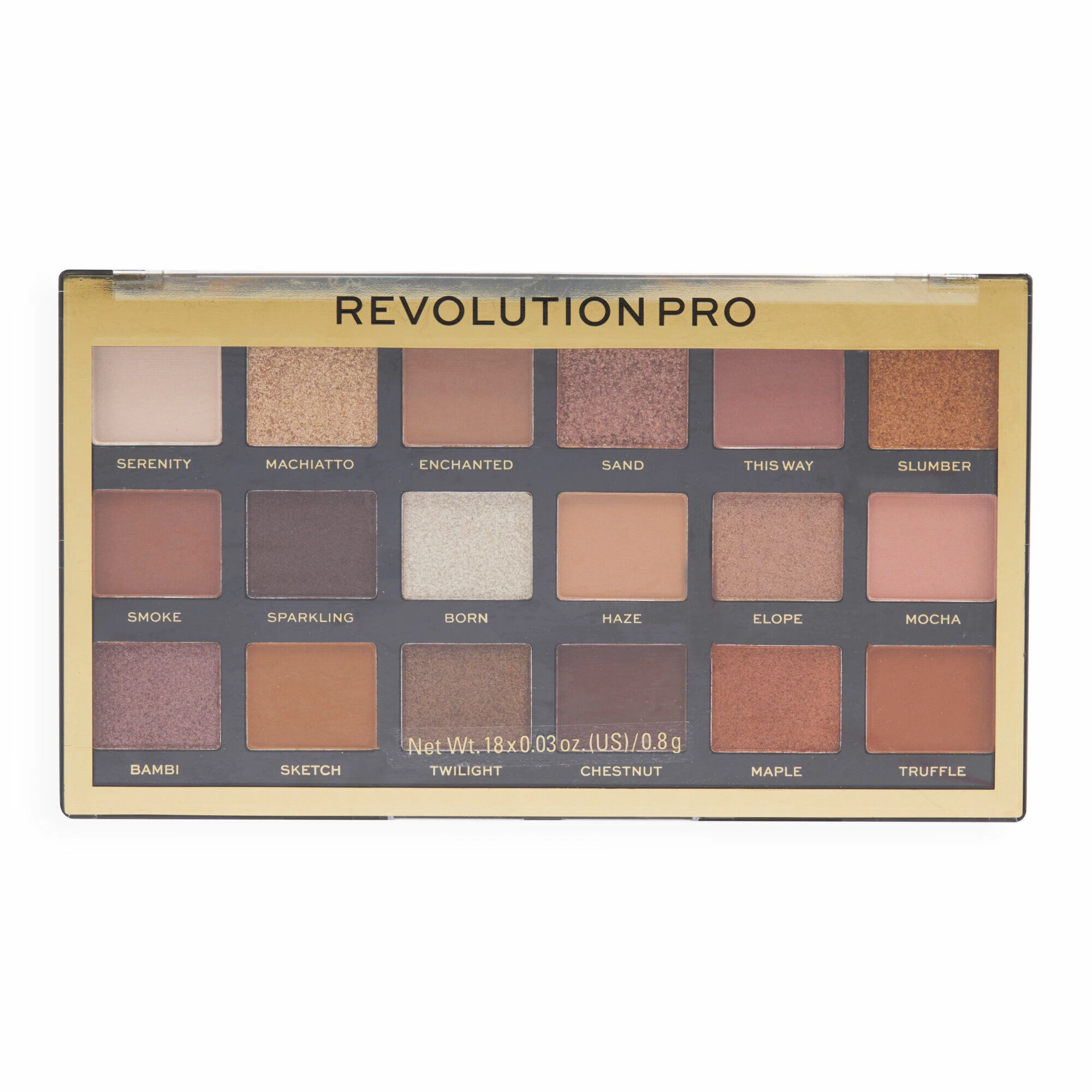 

Палетка теней Revolution PRO Regeneration Palette Nude Au Naturel, Разноцветный